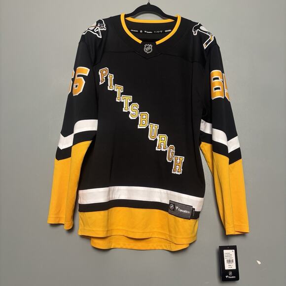 NWT Erik Karlsson Pittsburgh Penguins NHL New Jersey Fanatics 65 Large